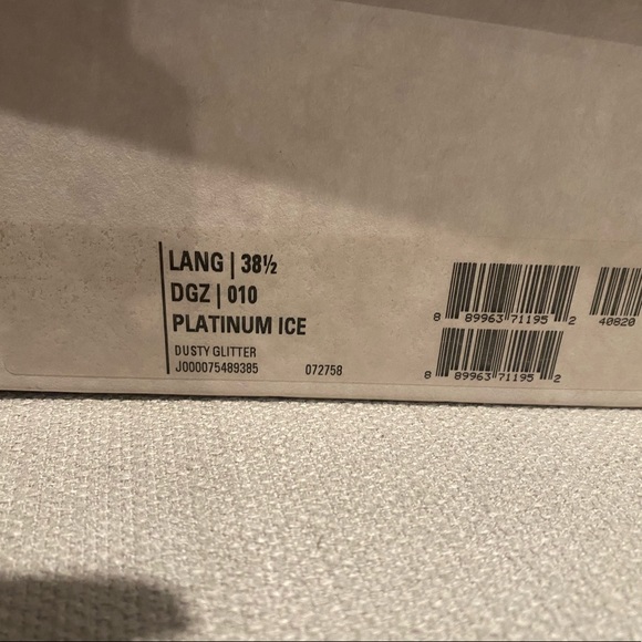 Jimmy Choo Dusty Glitter shoes size 38.5 - Picture 5 of 14